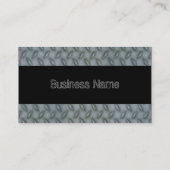ダイヤモンドのプレートの鋼鉄 名刺 (裏面)