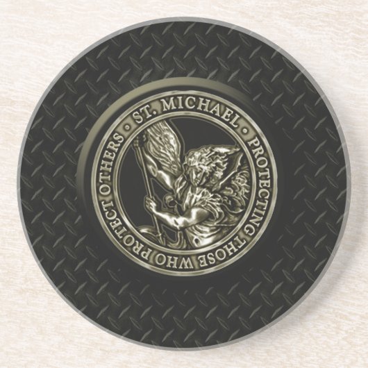 ダイヤモンドのプレート及びSt.マイク コースター (正面)