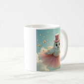 ダイヤモンドのマグを持つ空のルーシー コーヒーマグカップ (正面右)