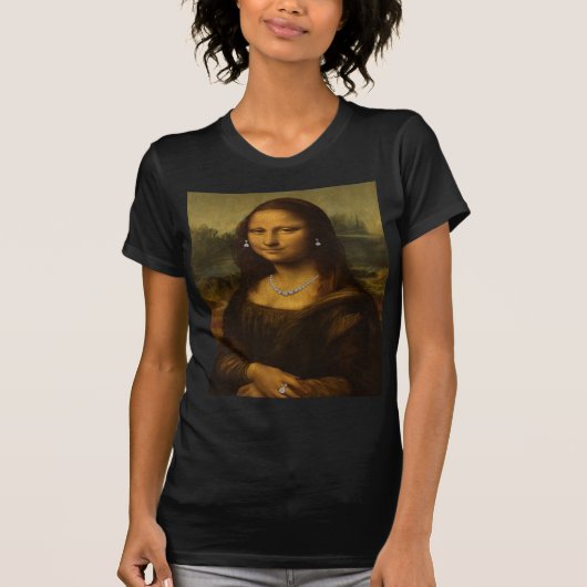 ダイヤモンドのモナ・リザ  Tシャツ (正面)