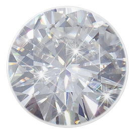 ダイヤモンドの一つはめの宝石の陶磁器の引出しの引きのノブ セラミックノブ