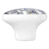 ダイヤモンドの一つはめの宝石の陶磁器の引出しの引きのノブ セラミックノブ (側面)