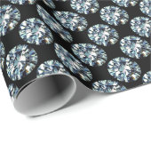 ダイヤモンドの包装紙 ラッピングペーパー (ロールコーナー)