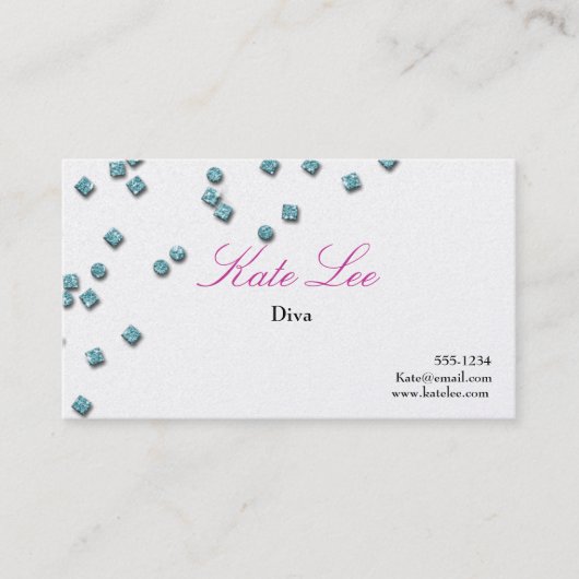 ダイヤモンドの名刺 名刺 (正面)