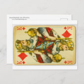 ダイヤモンドの幸運な王 ポストカード (正面/裏面)