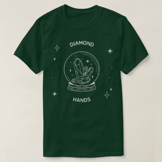 ダイヤモンドの手の市場を月に6 Tシャツ (デザイン正面)