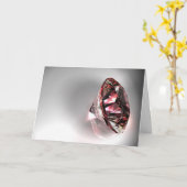 ダイヤモンドの挨拶状 カード (黄色い花)