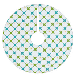 ダイヤモンドの星 ブラッシュドポリエステルツリースカート