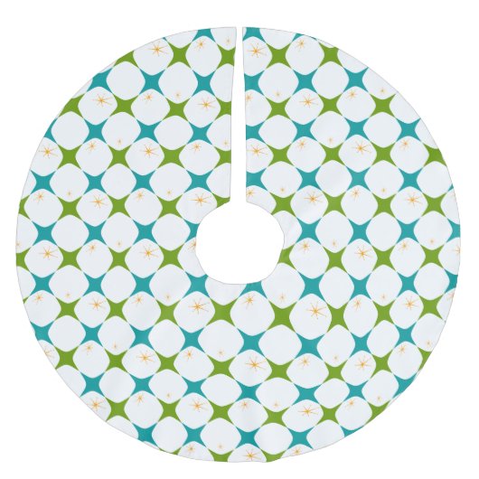 ダイヤモンドの星 ブラッシュドポリエステルツリースカート (正面)