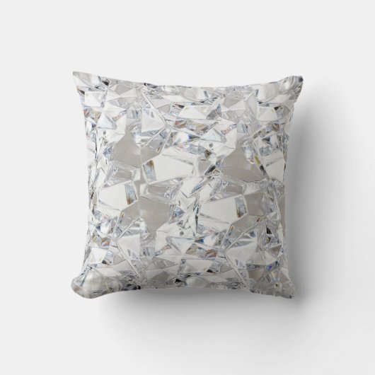 ダイヤモンドの氷晶の輝きの魅力的な投球のソファの枕 クッション (正面)