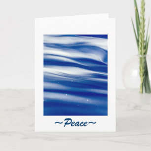 ダイヤモンドの波ノートカード「PEACE」 シーズンカード