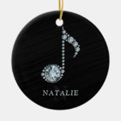 ダイヤモンドの注記 セラミックオーナメント (正面)