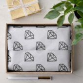 ダイヤモンドの白黒版 薄葉紙 (ギフト)