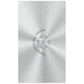 ダイヤモンドの第60結婚記念日のテーブルの装飾 テーブルクロス (正面)