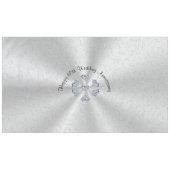 ダイヤモンドの第60結婚記念日のテーブルの装飾 テーブルクロス (正面(横))