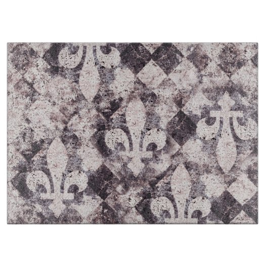 ダイヤモンドの素朴な（紋章の）フラ・ダ・リ カッティングボード (正面)