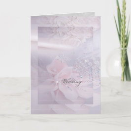 ダイヤモンドの結婚式招待状カード 招待状