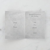 ダイヤモンドの結婚式招待状カード 招待状 (内部)