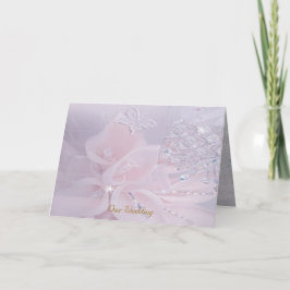 ダイヤモンドの結婚式招待状カード 招待状