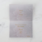 ダイヤモンドの結婚式招待状カード 招待状 (内部)