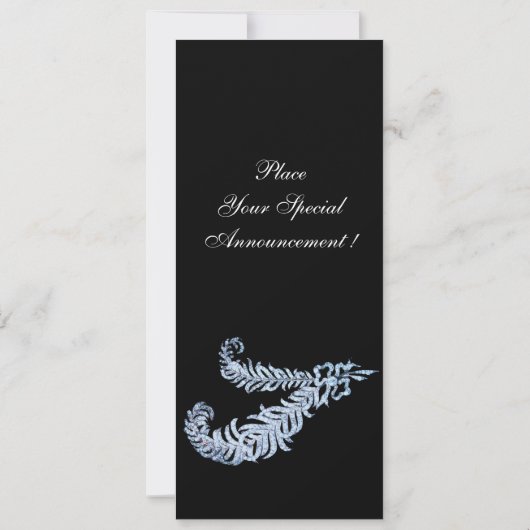 ダイヤモンドの羽根 招待状 (裏面)