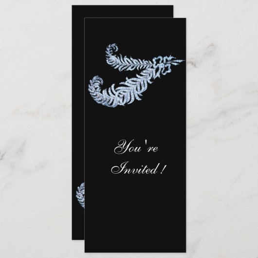 ダイヤモンドの羽根 招待状 (正面/裏面)