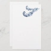 ダイヤモンドの羽,白黒 便箋 (正面/裏面)