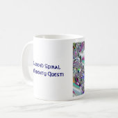 ダイヤモンドの螺線形のマグ コーヒーマグカップ (正面左)