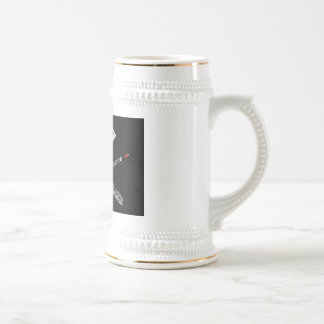ダイヤモンドの規則の旗 ビールジョッキ