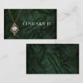 ダイヤモンドの金ゴールドのきらきら光るでカスタムな名刺 名刺 (正面/裏面)