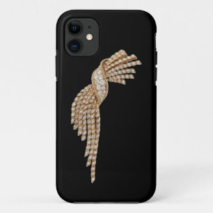 ダイヤモンドの金ゴールドのふさのiPhone 5の場合 iPhone 11 ケース