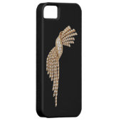 ダイヤモンドの金ゴールドのふさのiPhone 5の場合 Case-Mate iPhoneケース (裏面/右)