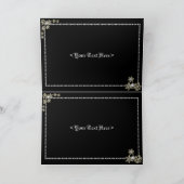 ダイヤモンドの雪の薄片及びハートの冬の写真 カード (内部)