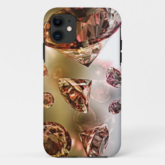 ダイヤモンドのiPhoneの場合 Case-Mate iPhoneケース (裏面)