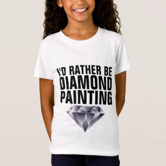 ダイヤモンドのTシャ絵画ツになりたい Tシャツ