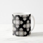 ダイヤモンドはシャドウ・グレーで輝く コーヒーマグカップ (正面右)