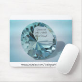 ダイヤモンドは女の子の親友です マウスパッド (マウス)