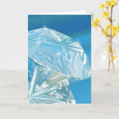 ダイヤモンドは女の子の親友 カード (黄色い花)