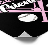 ダイヤモンドは女子の友最高の友の速球だ ポスター (角)