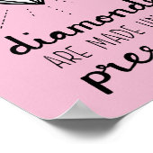 ダイヤモンドは彼女のポスターに圧力をかけられている ポスター (角)