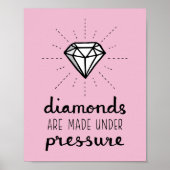 ダイヤモンドは彼女のポスターに圧力をかけられている ポスター (正面)