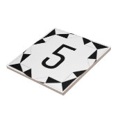 ダイヤモンドは白黒を彫面を切り出します タイル (側面)