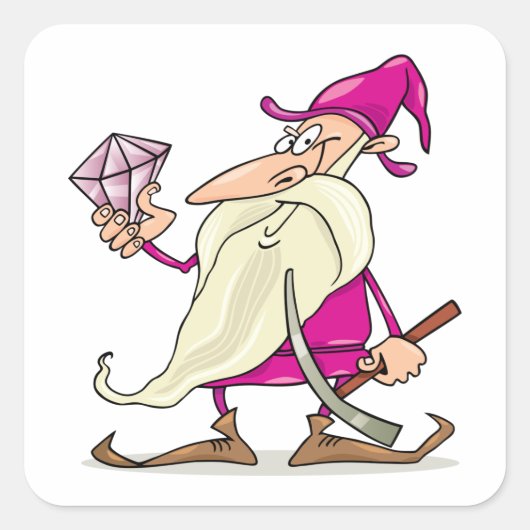 ダイヤモンドを持つ矮星 スクエアシール (正面)