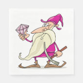 ダイヤモンドを持つ矮星 スタンダードランチョンナプキン (正面)