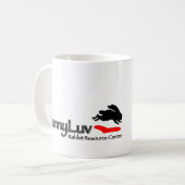 ダイヤモンドを特色にするBunnyLuvのマグ コーヒーマグカップ (正面左)