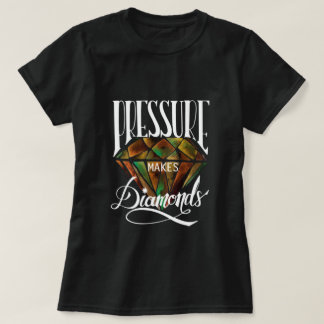 ダイヤモンドをTシャツにする圧力 Tシャツ