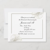 ダイヤモンドアニバーサリー 招待状 (裏面)