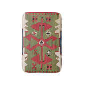 ダイヤモンドアローコンヤブルーグリーンカウボーイ バスマット (正面縦)