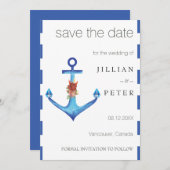 ダイヤモンドアンカー ファブーシャス オーシャン ウェディング セーブザデート (正面/裏面)