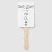 ダイヤモンドインフィニティ結婚式 プログラムファン ハンドファン (裏面)